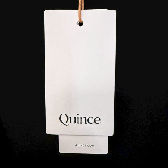 Quince Bella Stretch Straight Denim Jeans Black Women's 30 Organic Cotton New - Picture 8 of 14